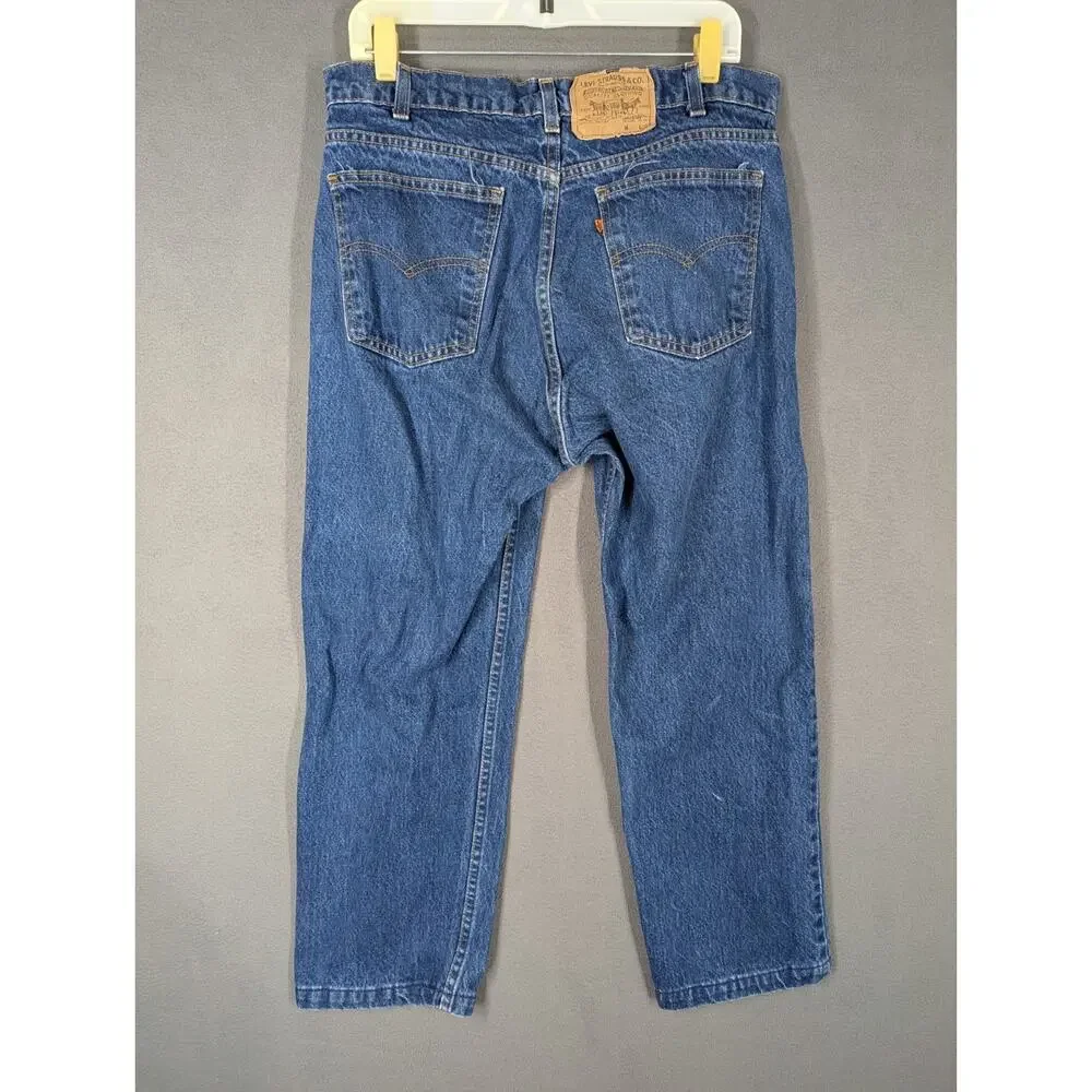 Vintage 1988 Levi's 505 Orange Tab Made in USA Jeans Mens 36x30 (measures 33x27)